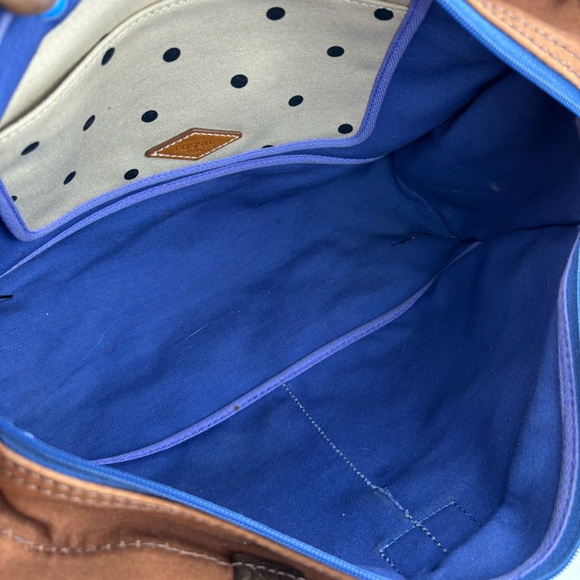 FOSSIL PASSPORT POlKA DOT TOTE BAG - Picture 5 of 10